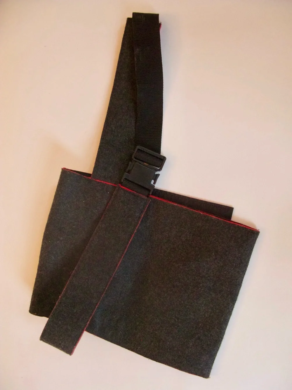 Ultra Rare Issey Miyake Pleats Please Felt Messenger Belt Bag Fanny Pack Japan